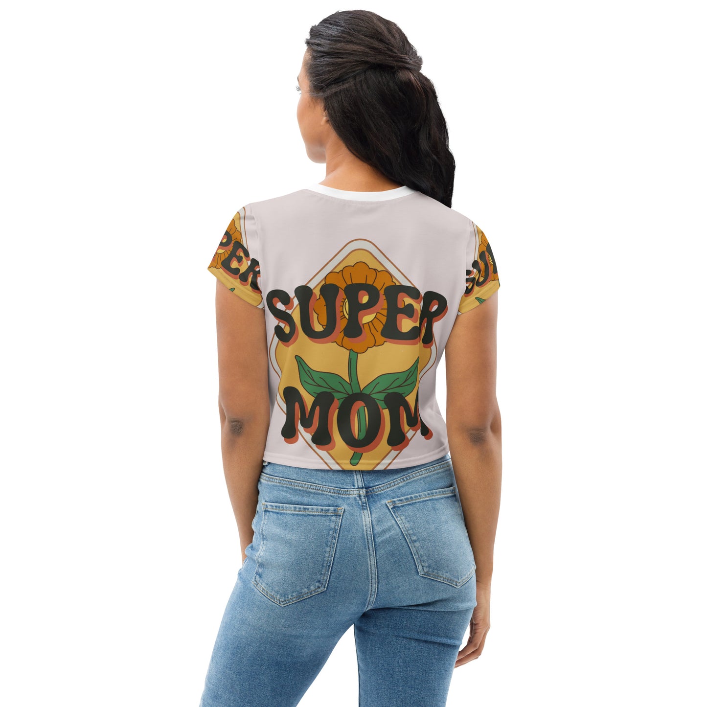 All-Over Print Crop Tee