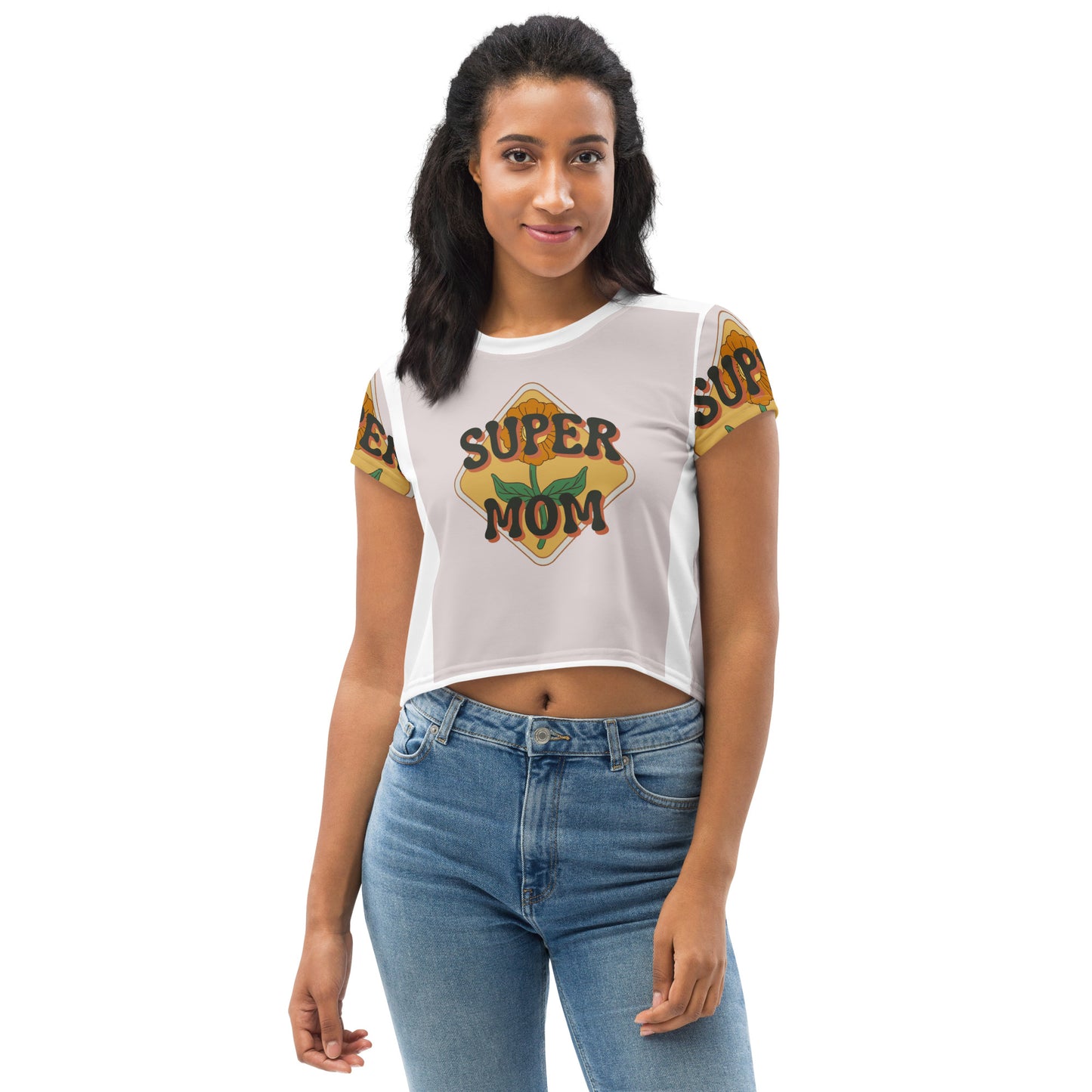 All-Over Print Crop Tee