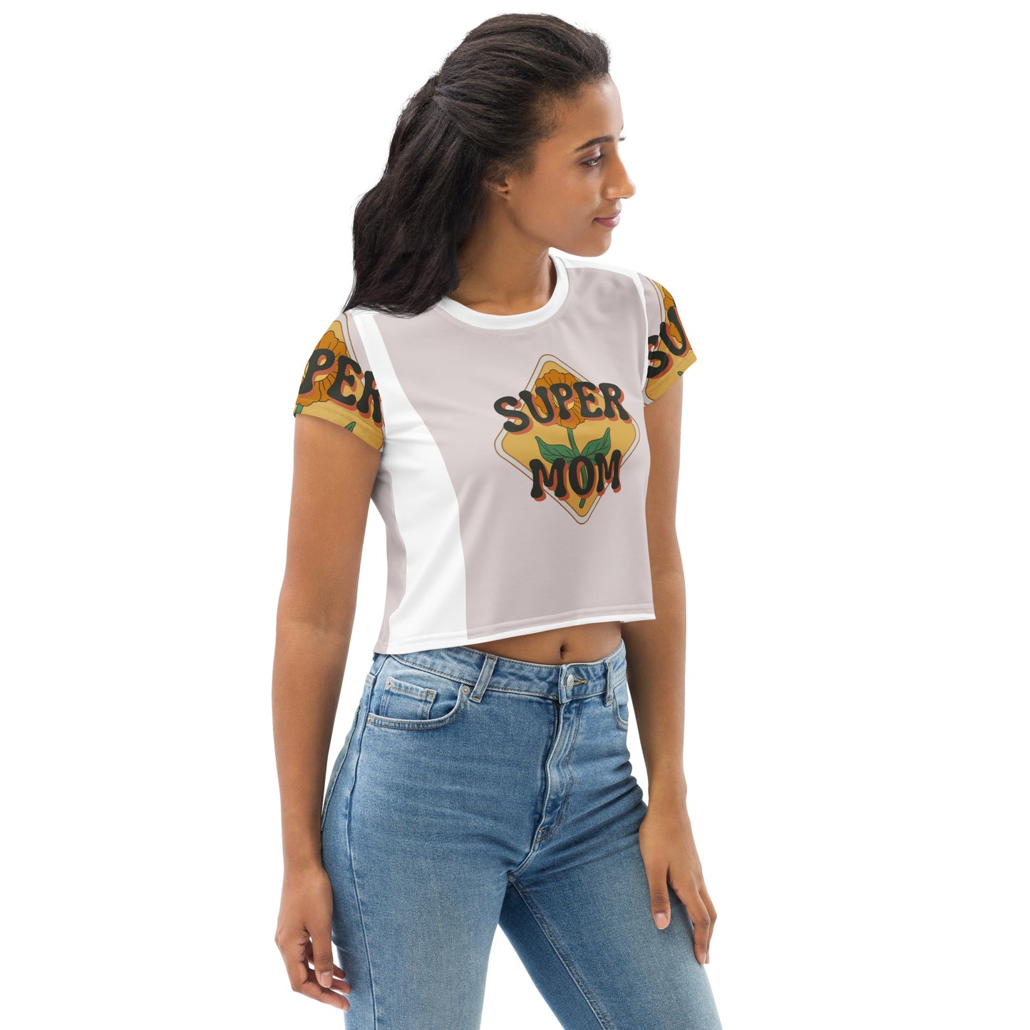 All-Over Print Crop Tee