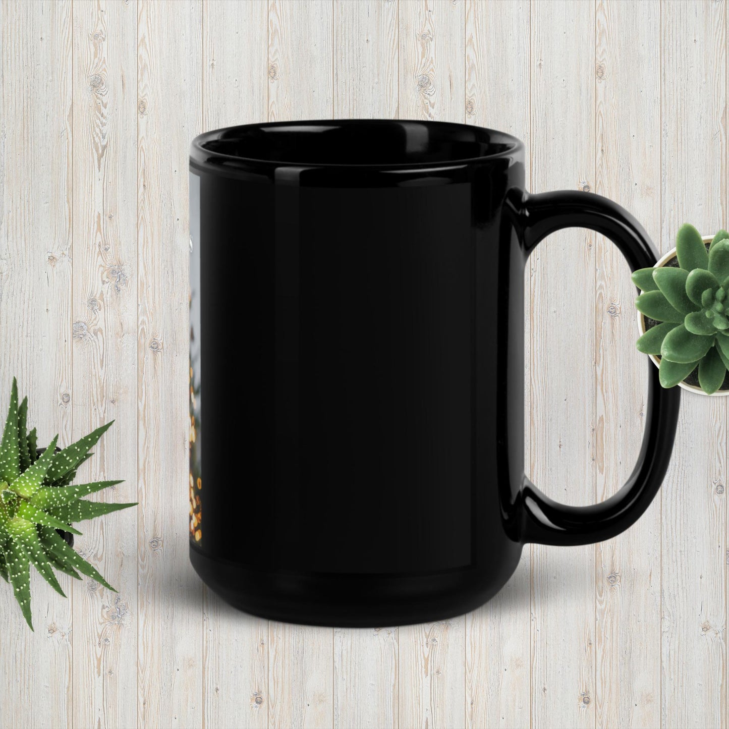 Black Glossy Mug