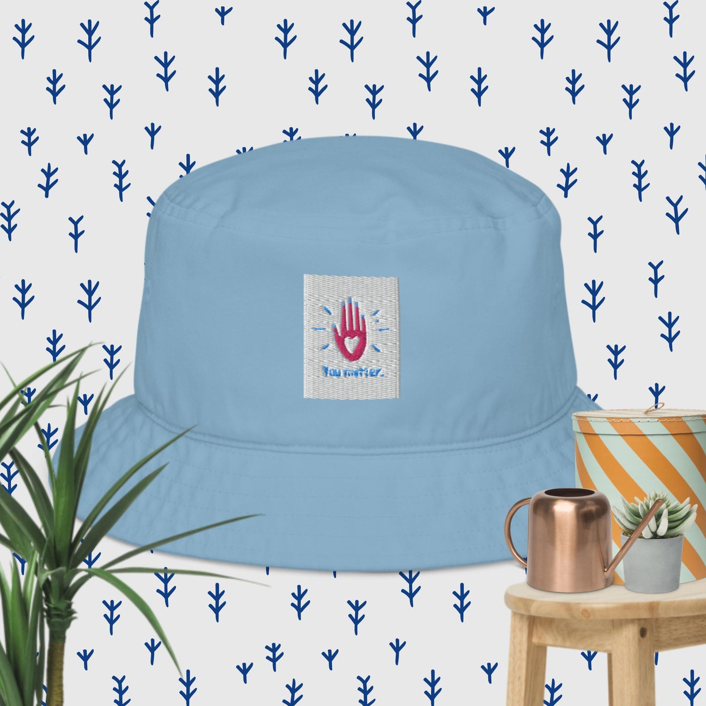 Organic bucket hat