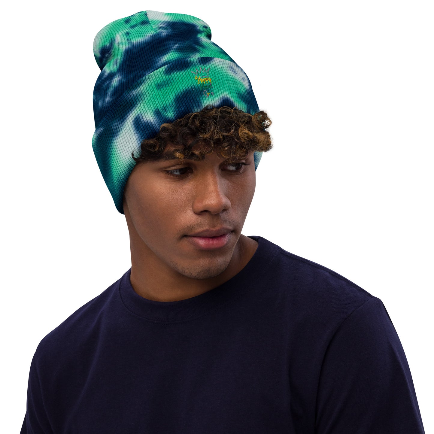 Tie-dye beanie