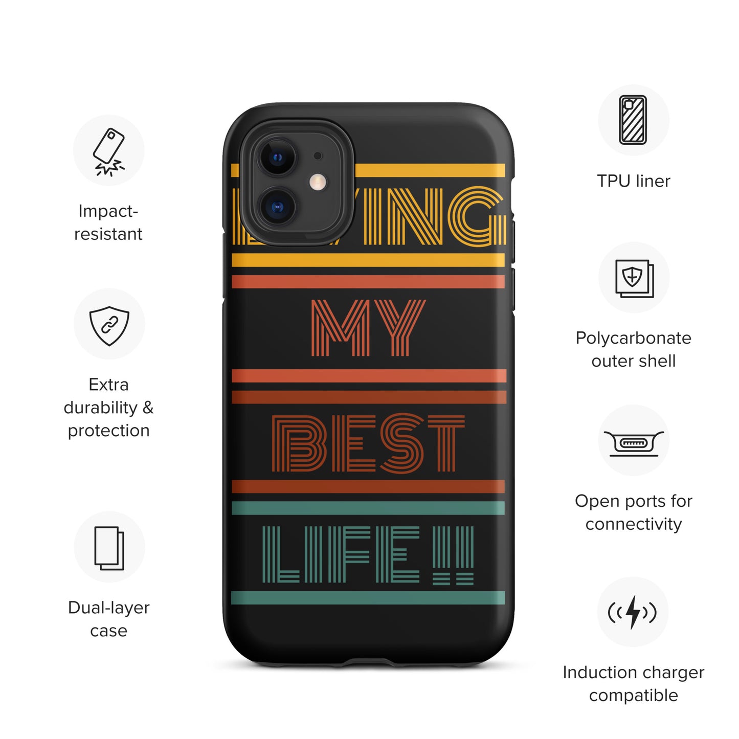 Tough iPhone case